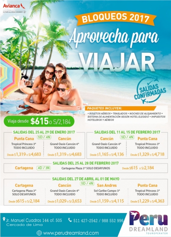 Bloqueos 2017 / Salidas Confirmadas!