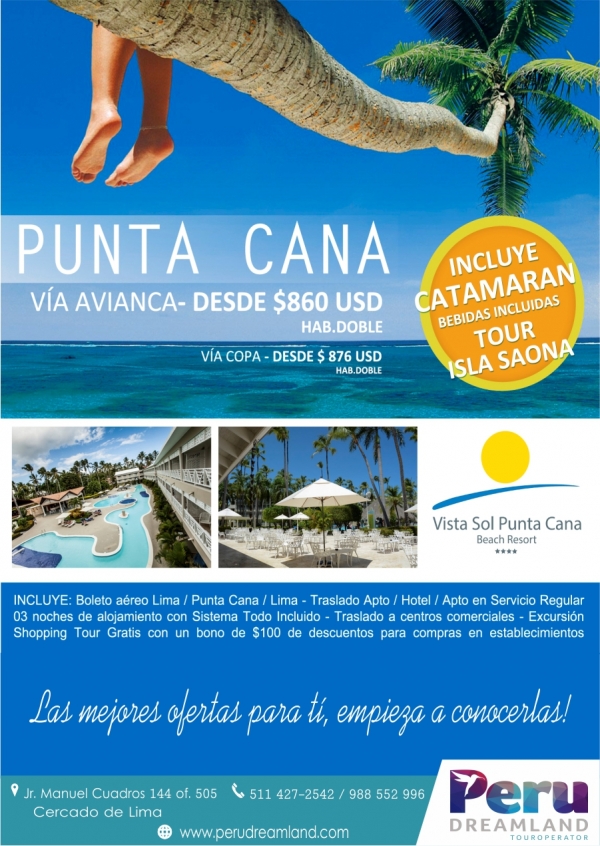 VISTA SOL PUNTA CANA - SUPER OFERTA